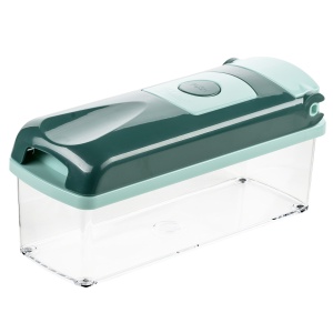 Genius Nicer Dicer Plus | 14 bucati | Feliator de fructe si legume | NOU, 26,5 x 9 x 13 cm, plastic, otel inoxidabil - Img 2