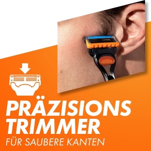 Gillette Fusion5 Aparat de Ras Barbati cu 5 Lame Anti-Iritatie si Trimmer de Precizie - Img 7