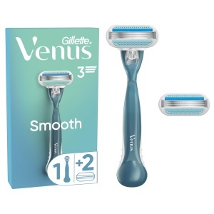 Gillette Venus Smooth Aparat de Ras pentru Femei cu Maner Reutilizabil si Rezerva