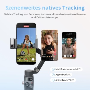 Gimbal pentru smartphone DJI Osmo Mobile 8 cu tracking avansat, 360 rotatie, 10 ore autonomie - Img 2