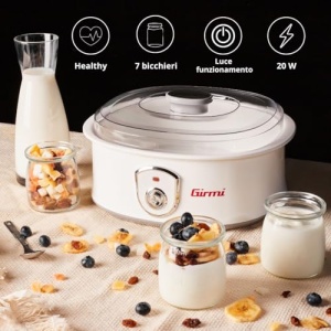 Girmi yg0300 Producator de iaurt, alb - Img 3