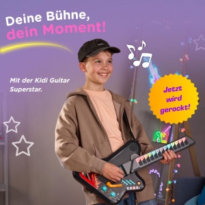 Gitara electrica interactiva VTech Kidi Guitar Superstar cu LED-uri - Img 2