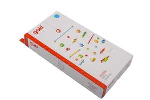 goki 52924 Pajiste mobila de primavara 3D din lemn, flori si albine, animale, ceas si minune, 24x45cm, multicolor, bebelus - Img 3