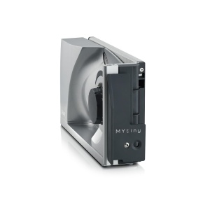 GRAEF Feliator pliabil MYtiny | Masina de taiat electrica universala pentru bucatarie MT1000 | Carnati, legume, feliator de paine | Pliere masina de taiat | argint - Img 2