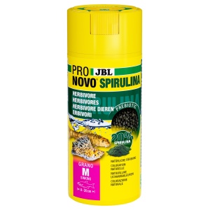 Granule pentru pesti JBL PRONOVO SPIRULINA GRANO, 250 ml, pentru pesti de 8-20 cm