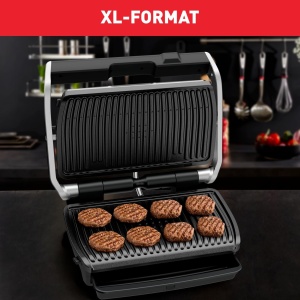 Gratar de contact Tefal OptiGrill Elite XL, 16 programe, Afisaj digital cu indicator de nivel de gatit, Placi XL detasabile, Gratar electric, Otel inoxidabil, GC760D12 - Img 6