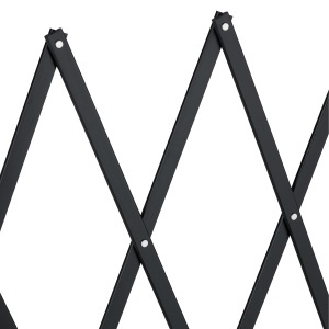 Gratar de protectie pentru caini Relaxdays, extensibil 17-130 cm, inaltime 87,5-100 cm, bambus, negru - Img 6