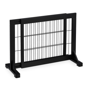 Gratar de siguranta Relaxdays, extensibil, 70-108 cm, negru - Img 1