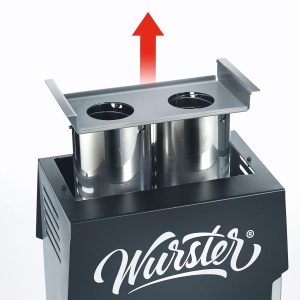 Gratar electric Severin WT 5005, 2 wuste, inoxnegru, 5 minute - Img 8