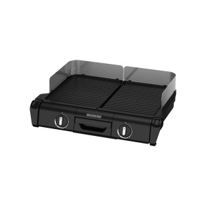 Gratar electric Tefal BBQ Family TG800N10 2400W 2 suprafete independente negruargintiu
