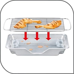 Gratar electric Tefal Easygrill BG90F5 2300W suprafata 870 cm2 negruburgundy - Img 8