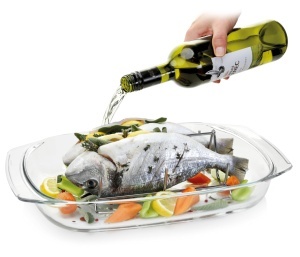 Gratar pentru peste Tescoma din otel inoxidabil, pentru 2 pesti - Img 5