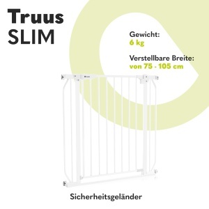 Gratier de siguranta Lionelo Truus Slim, 75-105 cm, instalare fara gaurire - Img 2