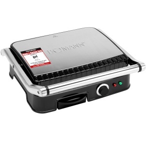 Grill Contact Bomann KG 2242 CB, 2000W, Antiaderent, Gratar Dual