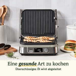 Grill electric Cuisinart 6-in-1 cu placi antiaderente, digital, multifunctional - Img 6