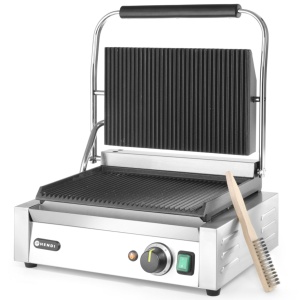 Grill electric Hendi Kontaktgrill Panini 2200W temperatura reglabila 300degC - Img 2