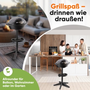 Grill electric ProfiCook PC BQS 1303, 2400W, pentru interior si exterior - Img 5
