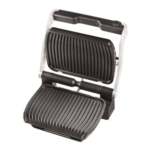 Grill Electric Rowenta Optigrill cu 6 Programe de Gatare, NegruSilver - Img 4