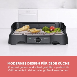Grill electric Severin PG 8593, 2000W, 38x22 cm, negru - Img 9