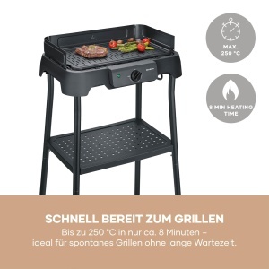 Grill electric Severin PG 8596, 2000W, 39x23cm, negru - Img 6