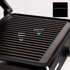 Grill electric Taurus Bistro 2600W, 2-in-1, 29x23 cm, antiaderent - Img 8