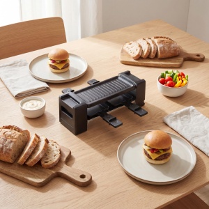 Grill Mini Raclette Tristar RA-2751, 400 W, pentru 2 persoane, compact - Img 5