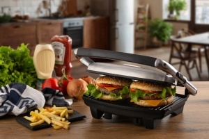 Grill Panini Ariete 1911 - 1000W, Antiaderent, Argintiu - Img 5