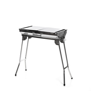Grill portabil InnovaGoods din inox, usor de curatat, ideal pentru camping si picnic - Img 2