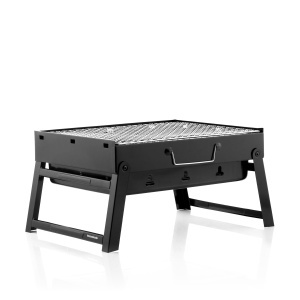 Grill portabil InnovaGoods, usor de transportat, compact, negru