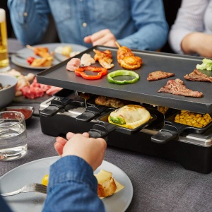 Grill Raclette Cloer 6446 cu 8 Tavi, Placa Aluminiu, 1200W - Img 9