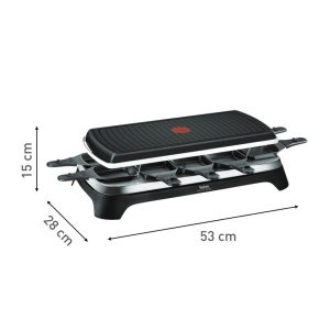 Grill Raclette Tefal Ambiance, 10 persoane, 1350W, negru, inox - Img 9