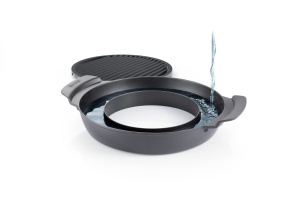 Grillpfanne Tescoma PREMIUM, 2 piese, antiaderenta, pentru grill fara fum - Img 4