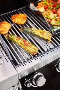 Grillrost din otel inoxidabil ROSLE pentru gratare gas VIDERO G2G3G4G6, 45x24 cm - Img 2