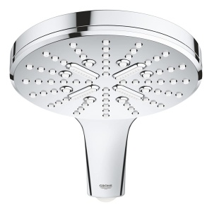 GROHE Rainshower SmartActive 130 cap de dus dus de mana cu 3 tipuri de pulverizare sistem anticalcar conexiune universala potrivita pentru furtunuri d - Img 3