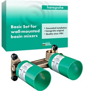 Grundkorper pentru robinete de baie hansgrohe, montaj in perete, flexibilitate in instalare
