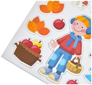 HABA 303386 Cutie Magnetica Joc Interactiv Anotimpuri Portabil - Img 4
