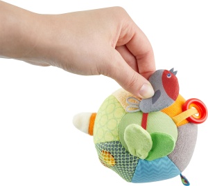 HABA Entdeckerball Waldfreunde Jucarie pentru Bebelusi 6 luni cu Elemente Interactive O10cm - Img 3
