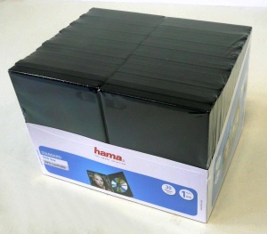 Hama Huse DVD 30 bucati, pentru DVDCDBlu-ray, cu suport pentru coperta, negru - Img 3