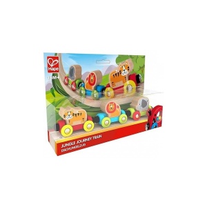 Hape E3807 - Jucarie feroviara - Trenul junglei
