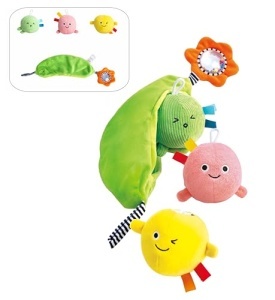 Hape Kleine Erbsen-Freunde Jucarie Sensoriala pentru Copii Texturi si Sunete