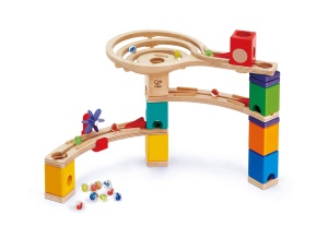 Hape Starter Set Quadrilla Endspurt, marmura cu 27 de componente din lemn si 30 de bile, jucarie MINT, de la 4 ani - Img 4