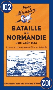 Harta istorica Bataille de Normandie, reproducere detaliata, 1200,000