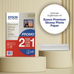 Hartie foto glossy A4 Epson 255 gm2, 30 coli, 2 pachete - Img 3