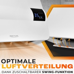 Heizlufter electric ProfiCare PC HL 3116, 2000W, pentru spatii de pana la 60 m - Img 5
