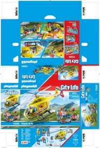 Helicopter de salvare PLAYMOBIL 71203, 48 piese, pentru copii de la 4 ani - Img 5