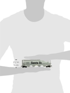 Hopper de cereale Bachmann Zuge Santa Fe, 4 compartimente, metalizat - Img 3