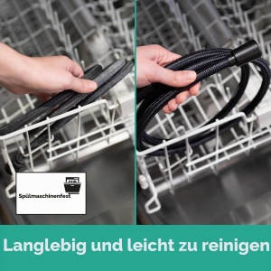 Hose de dus hansgrohe Designflex 1,60 m, cu protectie impotriva rasucirii, crom - Img 3