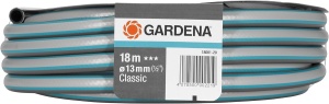 Hose de gradina Gardena Classic 13 mm, 18 m, rezistent UV, gri - Img 2