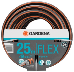 Hose de gradina Gardena Comfort FLEX 19 mm, 25 m, UV rezistent, fara substante toxice