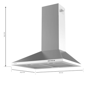 Hota de bucatarie Cecotec Bolero Flux PM 603500 60 cm 350 m3h LED Filtru carbon - Img 2
